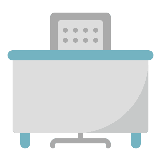 Teacher desk university office education icon Teacher desk university office education icon