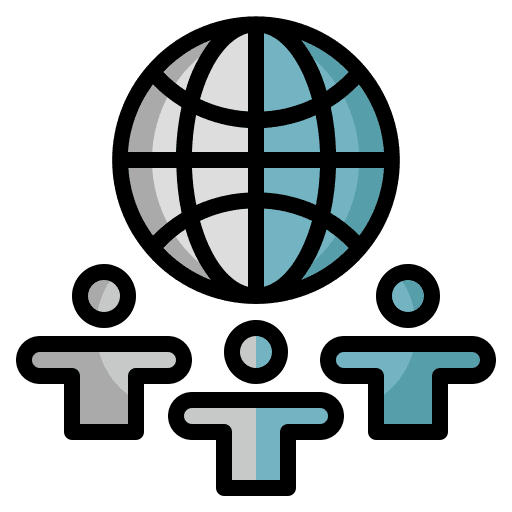 Social science civilization education student icon