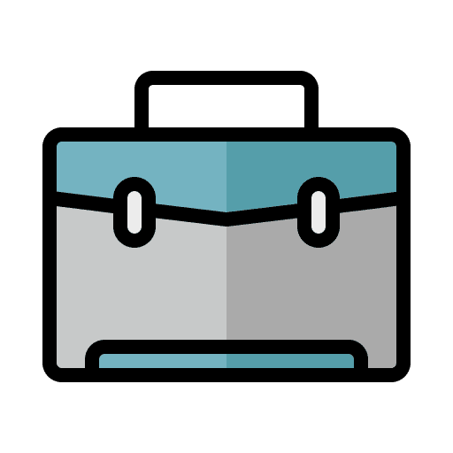 Briefcase student suitcase portfolio icon Briefcase student suitcase portfolio icon