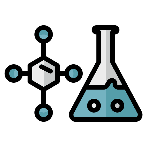 Chemistry science flask education icon