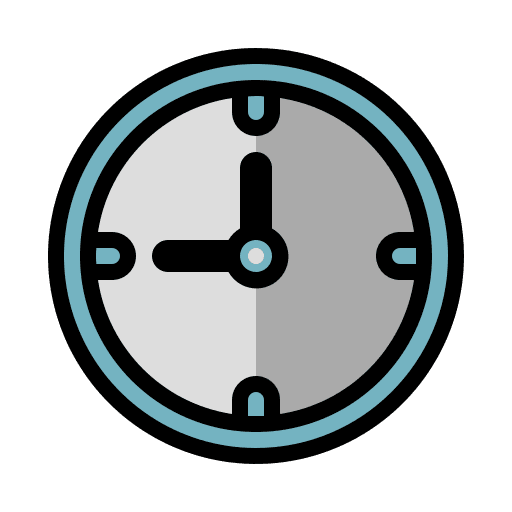 Clock time schedule tool icon Clock time schedule tool icon