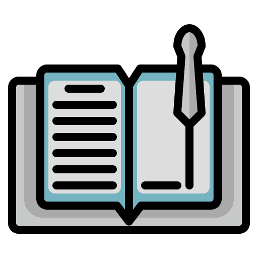 History writing history reading icon History writing history reading icon