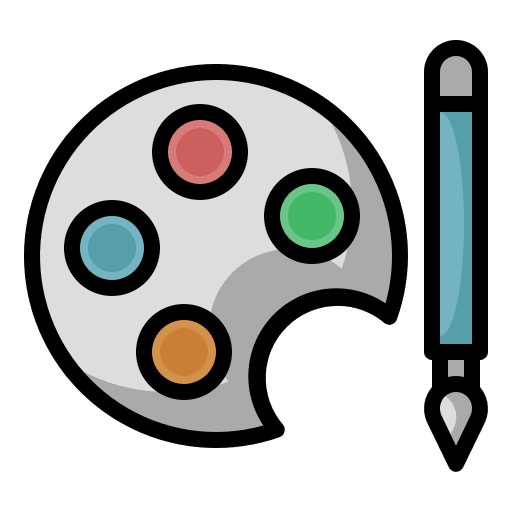 Painting painter artist drawing icon Painting painter artist drawing icon