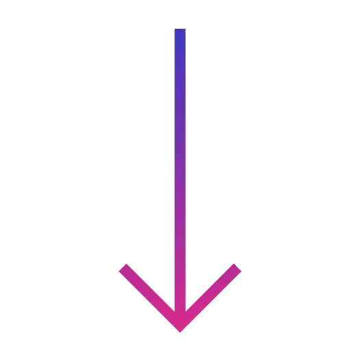 Down arrow symbol sign pointer icon