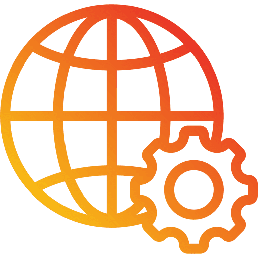 Management seo and web world earth icon Management seo and web world earth icon