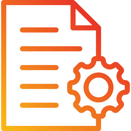 Project management maintenance project management file icon