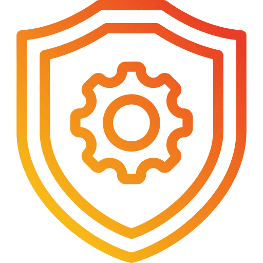 Shield ui protection security icon