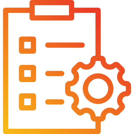 Project management clipboard business and finance task list icon Project management clipboard business and finance task list icon