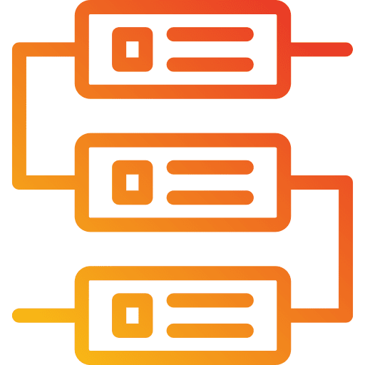 Workflow project plan planning marketing icon Workflow project plan planning marketing icon