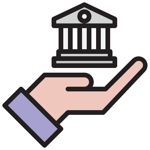 Bank deposit service invesment icon Bank deposit service invesment icon
