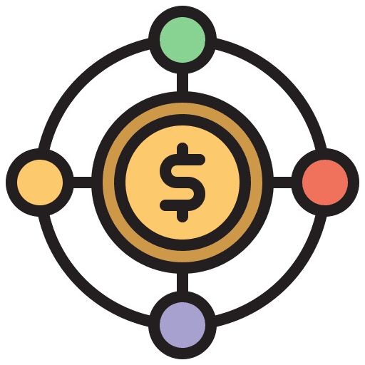 Money money technology business and finance icon Money money technology business and finance icon