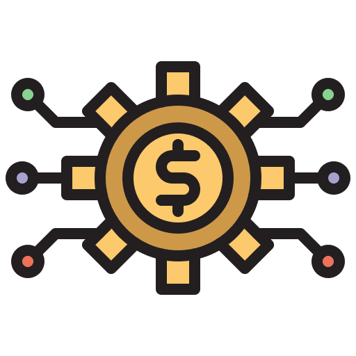Online payment technology online payment service icon Online payment technology online payment service icon