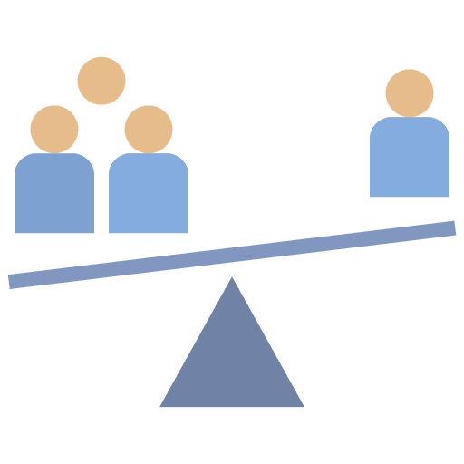 Majority poll consensus majority icon