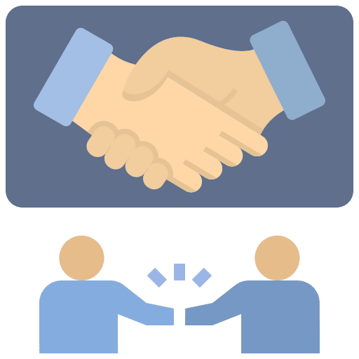 Negotiation friendship negotiation handshake icon Negotiation friendship negotiation handshake icon