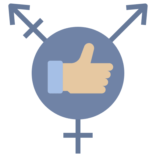 Gender equality balance lgbtq ability icon Gender equality balance lgbtq ability icon