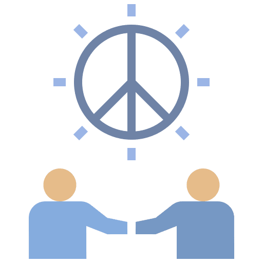 Peaceful happy unity union icon Peaceful happy unity union icon