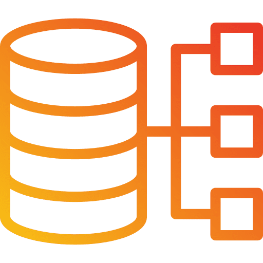 Database database management network seo and web icon