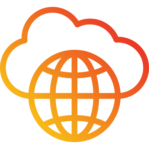 Internet internet cloud storage website icon