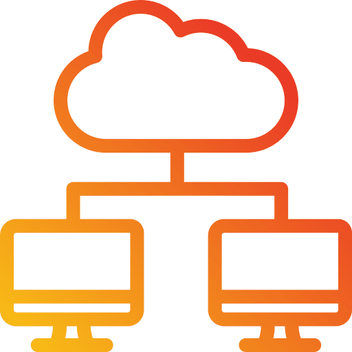 Cloud computing data seo and web server icon Cloud computing data seo and web server icon