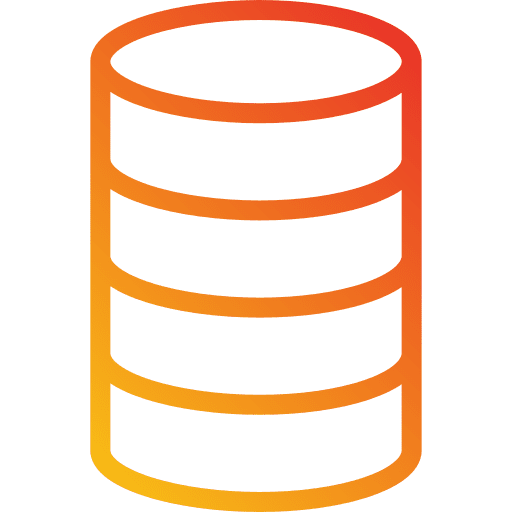 Database servers seo and web data icon Database servers seo and web data icon