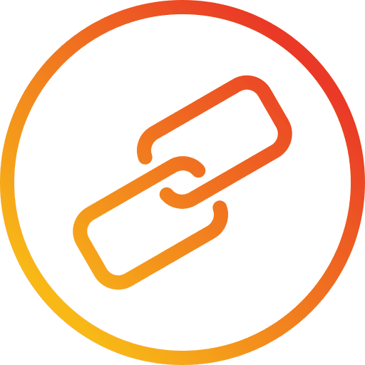 Link connection multimedia backlink icon Link connection multimedia backlink icon
