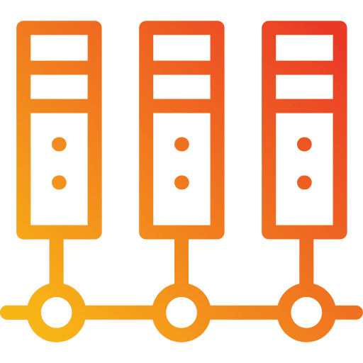 Server database web hosting seo and web icon Server database web hosting seo and web icon