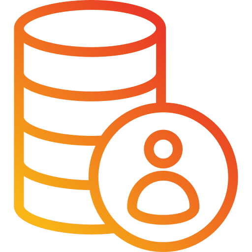User safe account database storage icon User safe account database storage icon