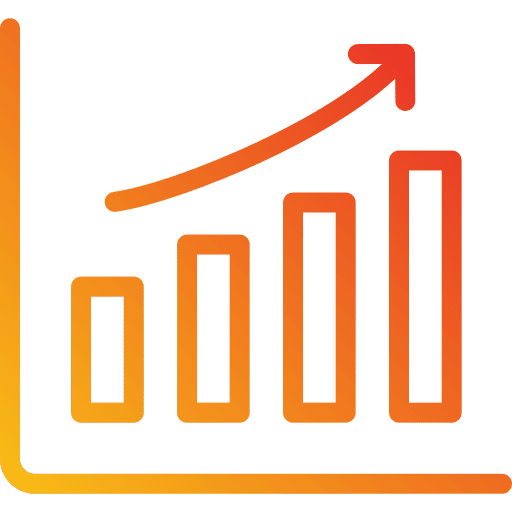 Growth statistics diagram growth icon Growth statistics diagram growth icon