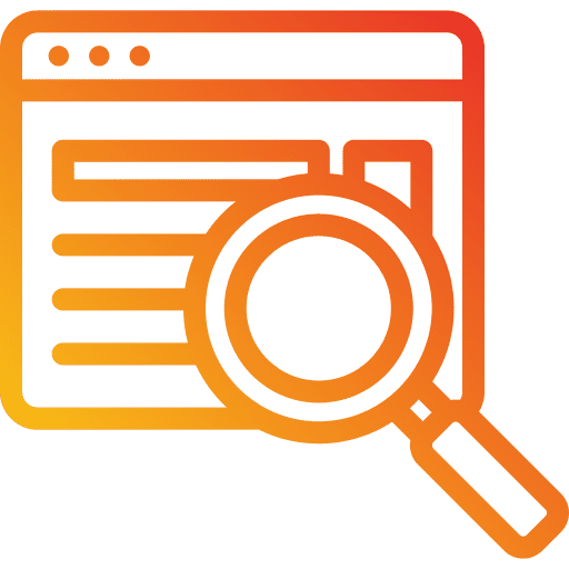 Search results magnifying glass ui browser icon Search results magnifying glass ui browser icon