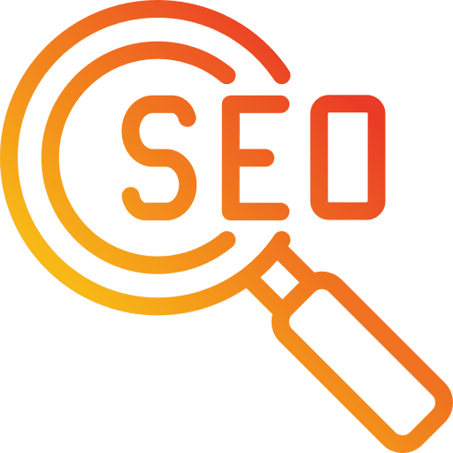 Seo optimization magnifying glass seo icon Seo optimization magnifying glass seo icon