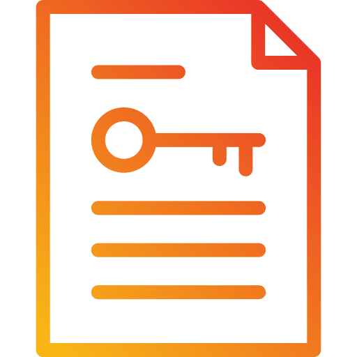 Keyword seo and web document key icon Keyword seo and web document key icon