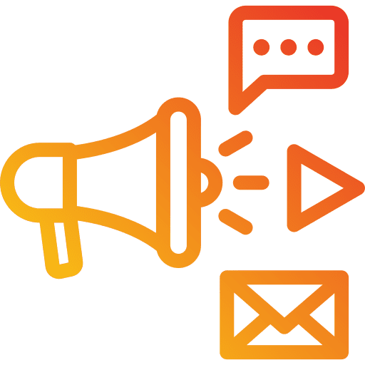 Promotion digital marketing online marketing marketing icon Promotion digital marketing online marketing marketing icon