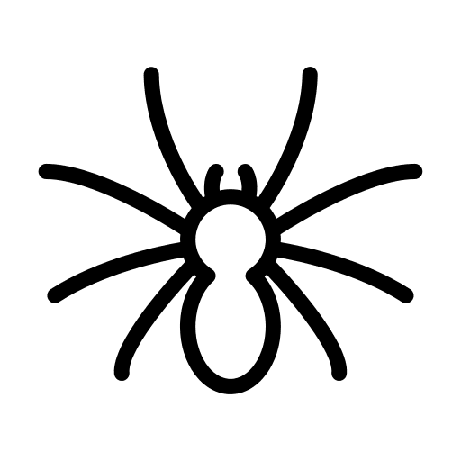 Spider zoology spider insect icon