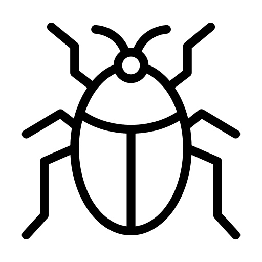 Bug bug insect zoology icon