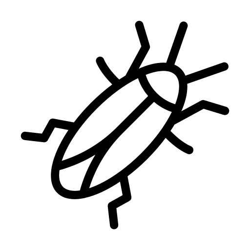 Cockroach insect zoology animals icon