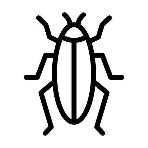 Cockroach wildlife zoology entomology icon
