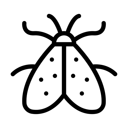 Insect wings butterfly moth icon