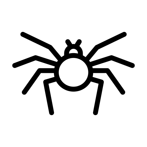 Spider insect entomology bug icon