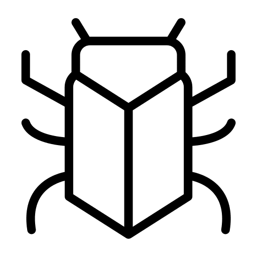 Bug beetle insect zoology icon