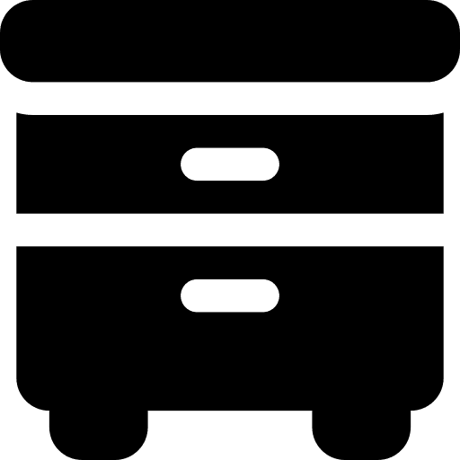 Bedside table chest of drawers home decoration sideboard icon