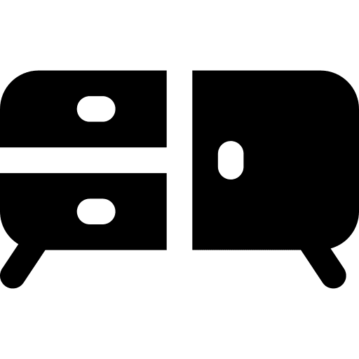 Sideboard home decoration bedside table chest of drawers icon