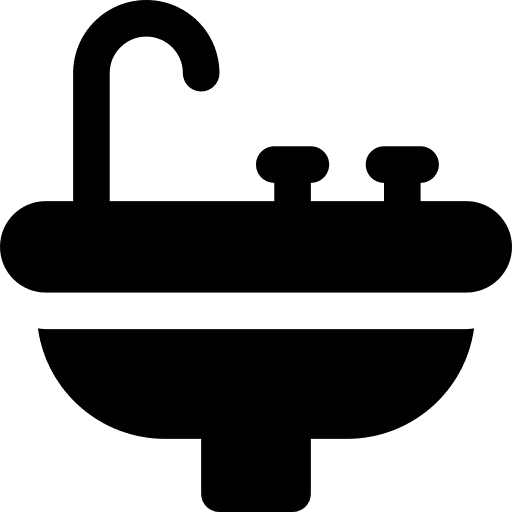 Sink bath furniture and household sink icon