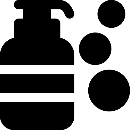 Soap healthcare and medical soap shampoo icon