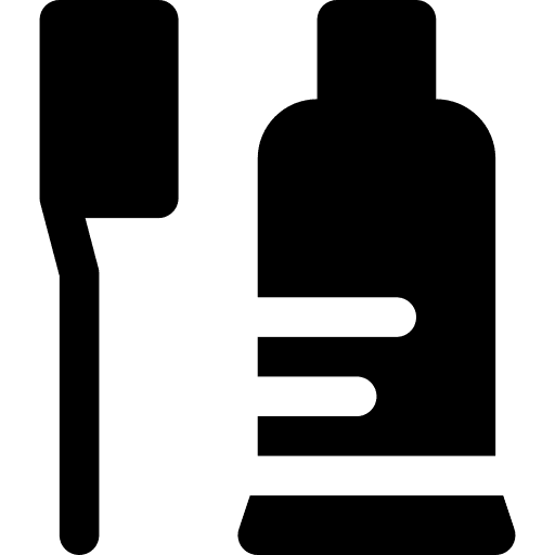 Toothpaste healthcare and medical dental hygiene toothbrush icon