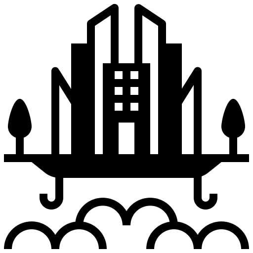 City building skycraper urban icon