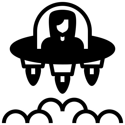 Space capsule space capsule vehicle science icon