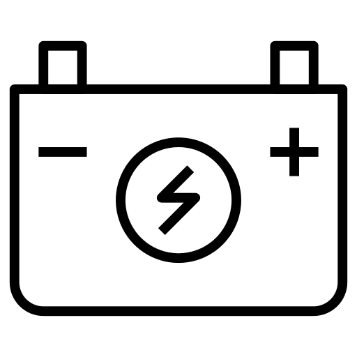 Battery car energy power icon