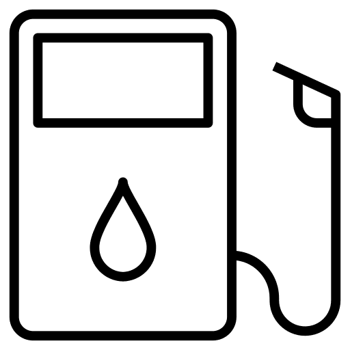 Petrol station energy car power icon