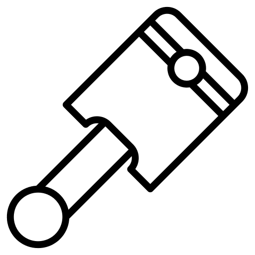 Piston car motor spare parts icon Piston car motor spare parts icon