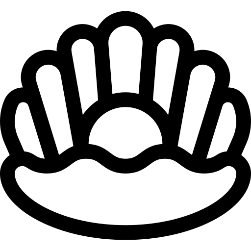 Pearl animals sea life pearl icon